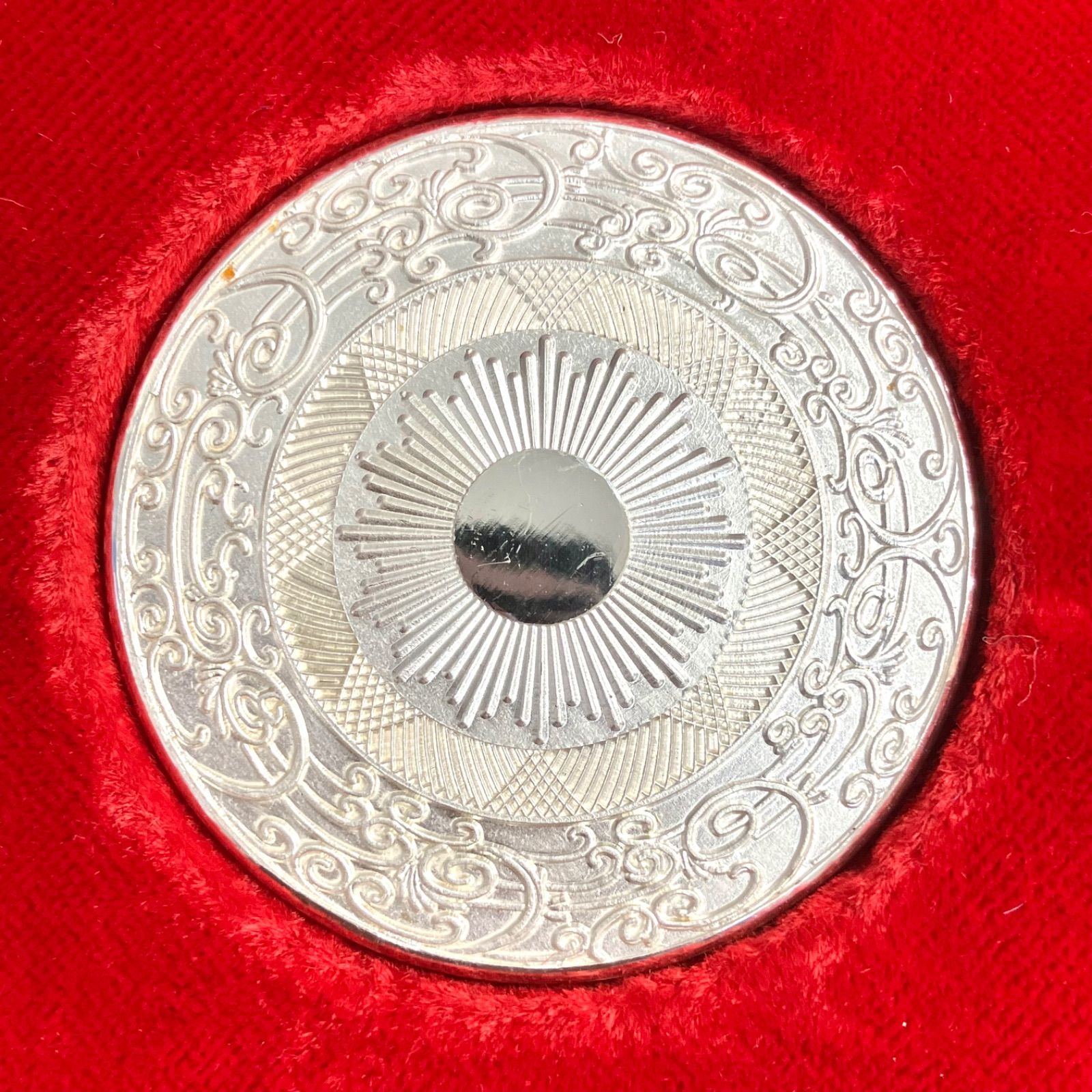 天皇陛下皇后陛下 第24回全国植樹祭 記念メダル 純銀刻印あり シルバー1000