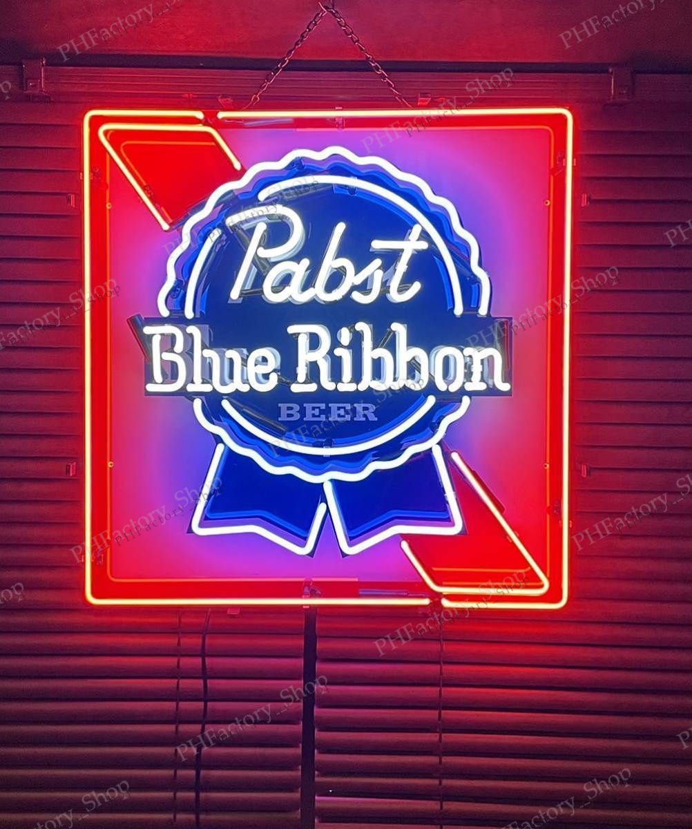 ネオンサイン Pabst Blue Ribbon BEER ネオン看板 Neon Light