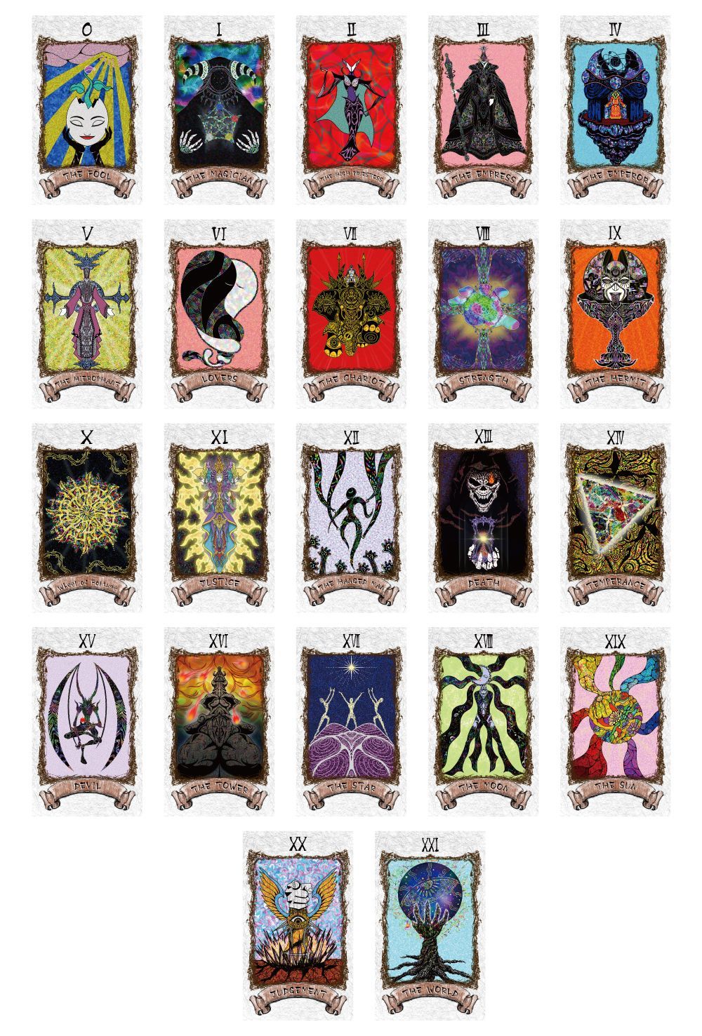 オリジナルタロットカード 大アルカナ22枚 - メルカリ