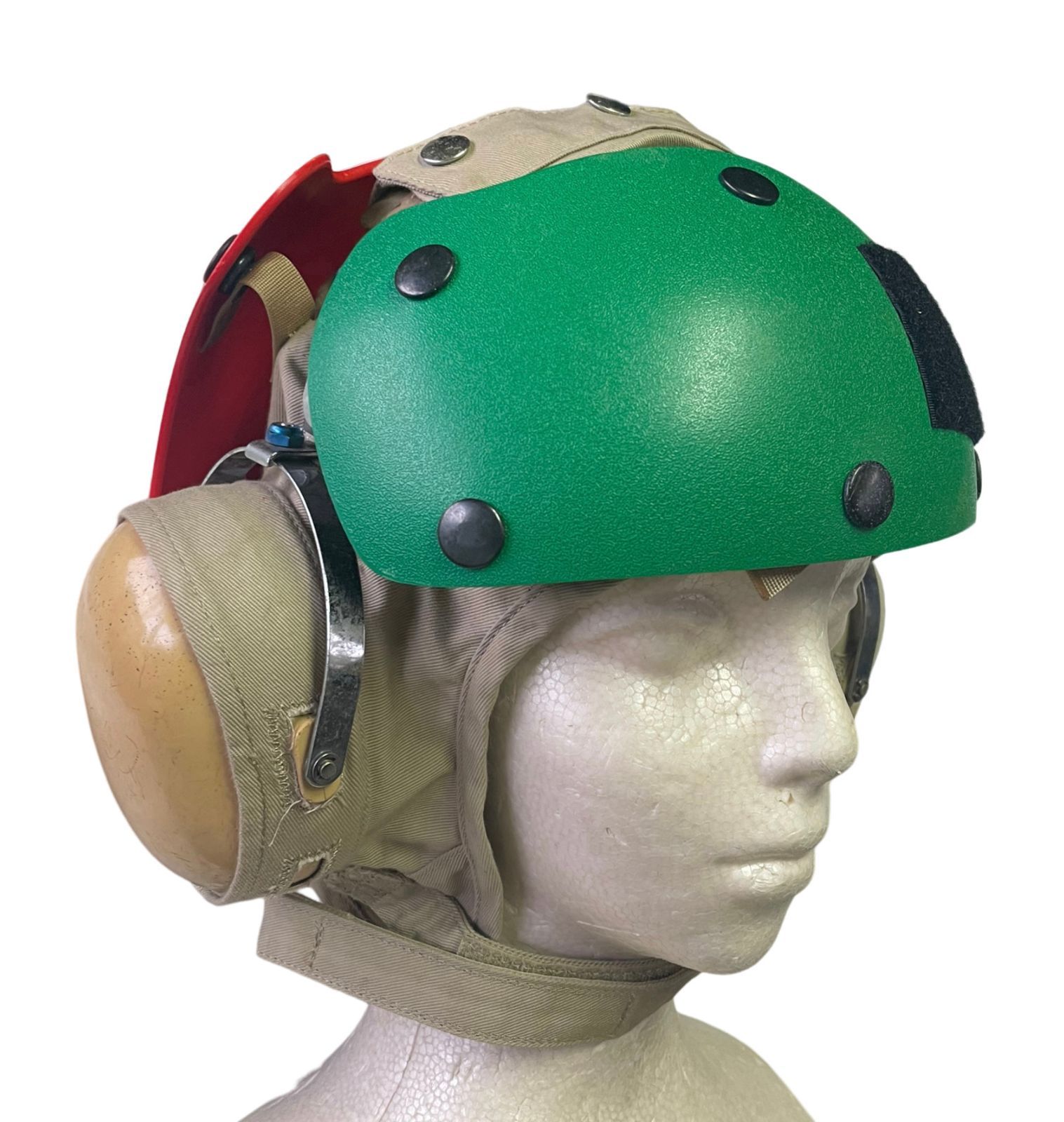 米軍 デッキクルーヘルメット FLIGHT DECK 白 ミリタリー 米軍 デッキ