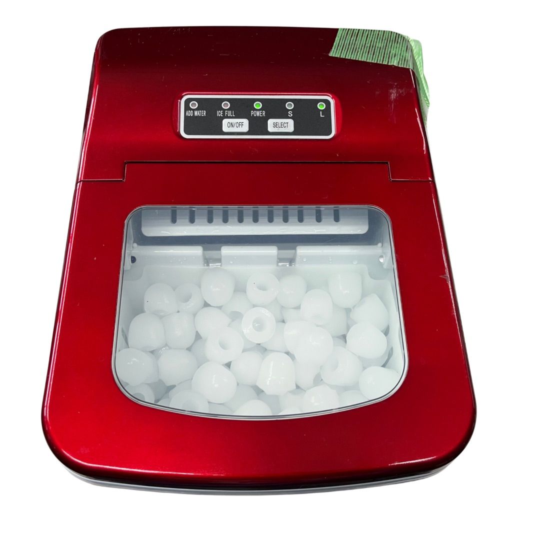405 新型高速自動製氷機 氷ドンドン コンパクト レッド 405-i