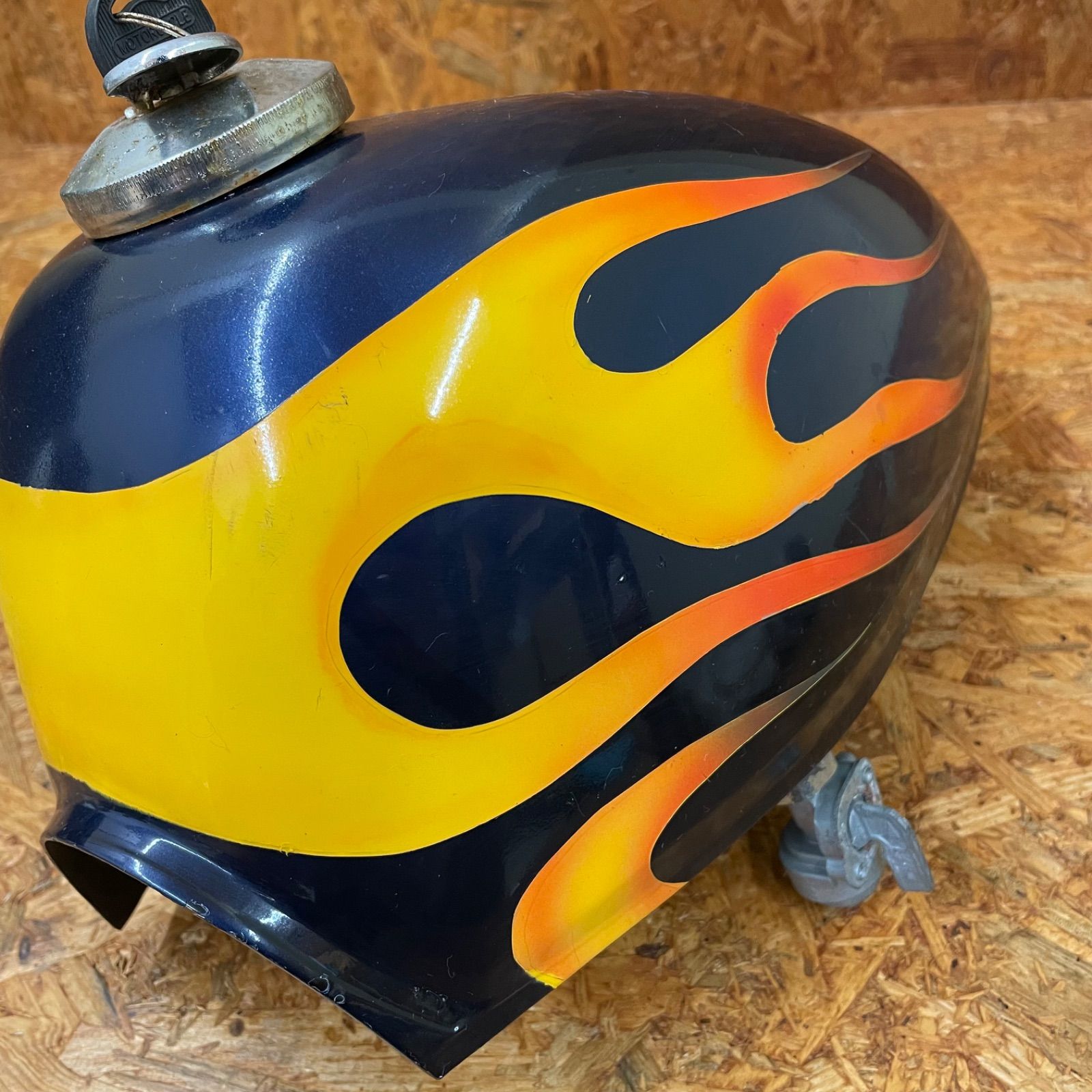 現状品 HONDA モンキー 5Lタンク ファイヤーパターン エイジング