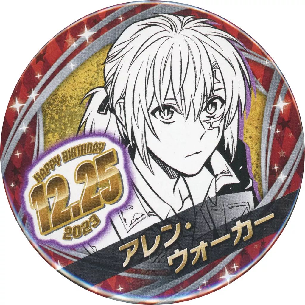 D.Gray-man Dグレ アレン・ウォーカー 缶バッジ 原画展 D.Gray-man