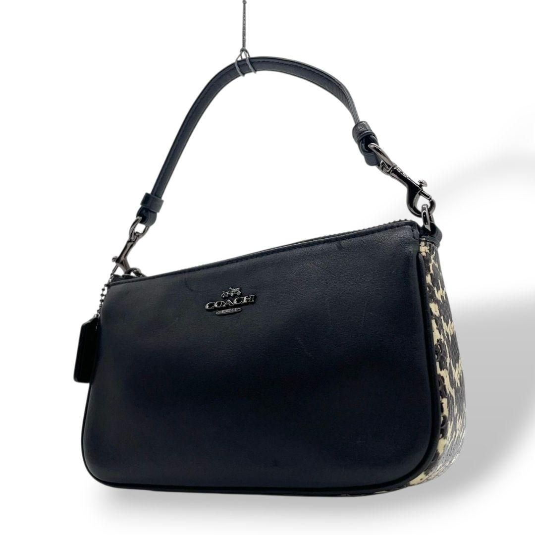 新品・未使用］MARK & LONA ボールポーチ ブラック 迷彩柄 新品・未