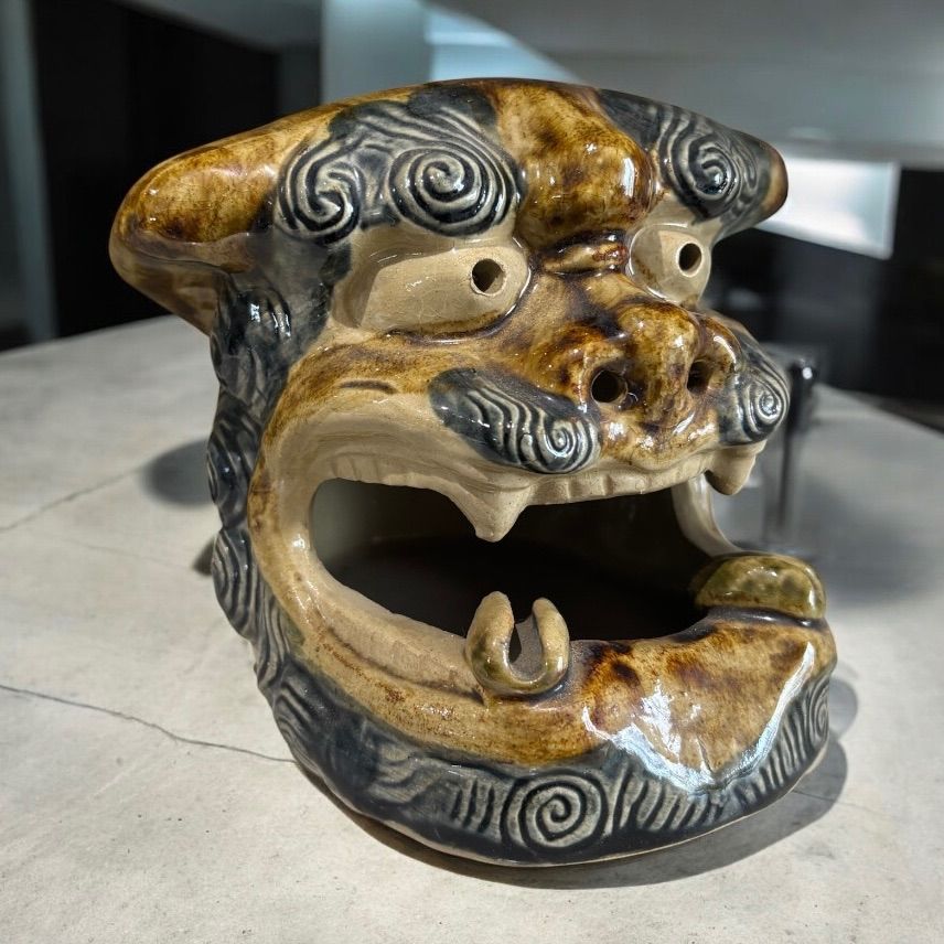シーサー 置物 沖縄 獅子 陶器 オブジェ インテリア 沖縄 やちむん