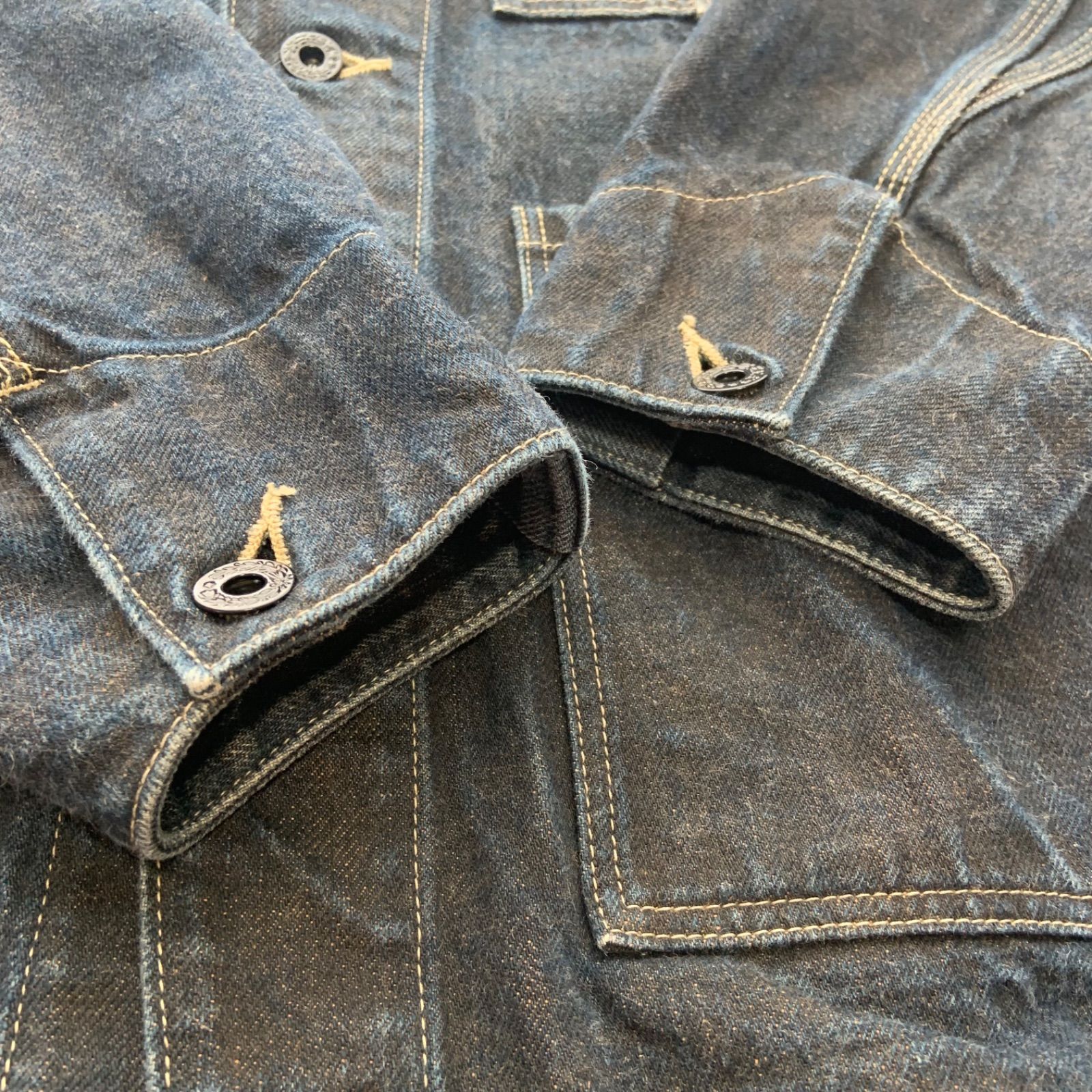 ☆【古着】DELUXEWARE 104XX 柿渋タンニン WW2 カバーオール INDIGO