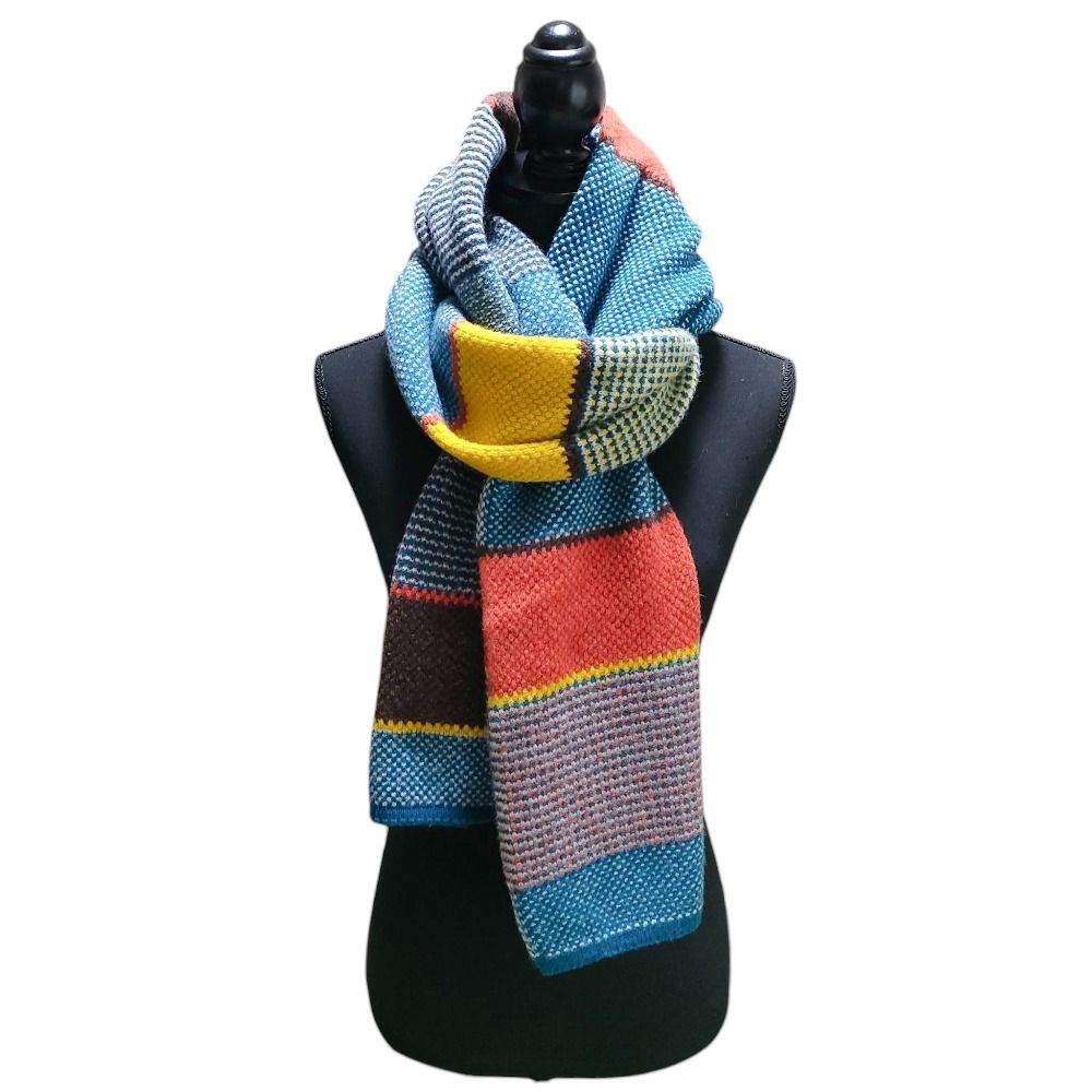 美品 mina perhonen ミナペルホネン ヒカルノグチ ボーダー柄 ロング