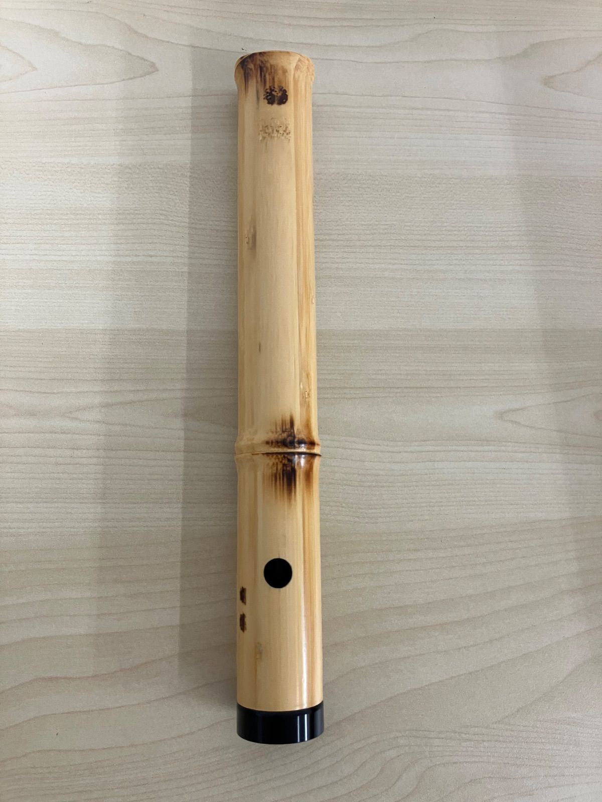 P/胡蝶宝 尺八 工場 合竹 曲管 節あり 琴古流 1.8尺 P/胡蝶宝 尺八 合