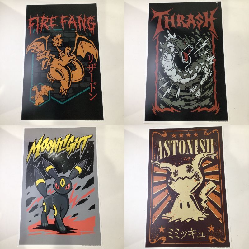 ポケモン ポスター リザードン ブラッキー ピカチュウ ポケモン 海外