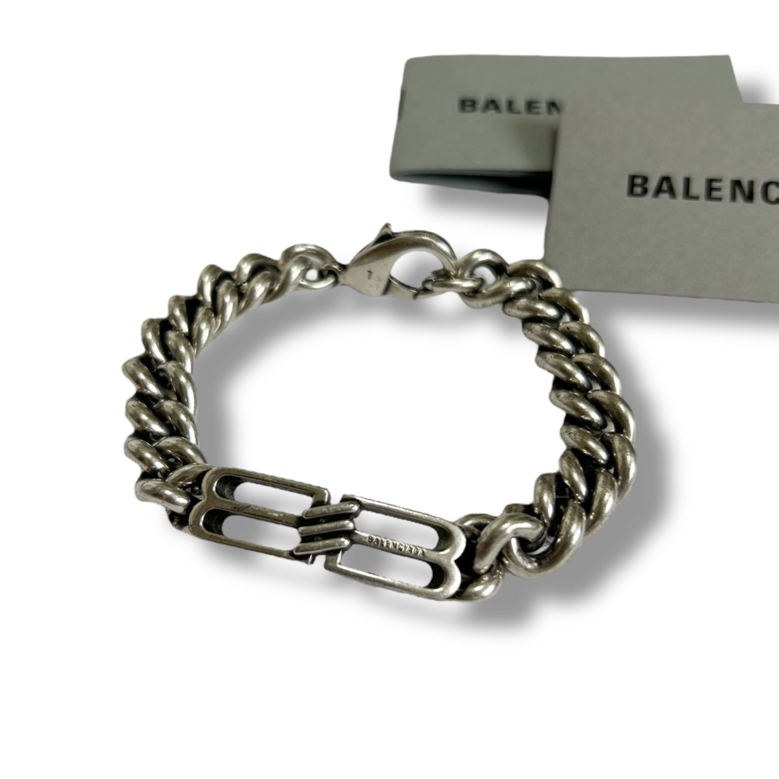 BALENCIAGA シルバー チェーンブレスレット【店舗購入品】