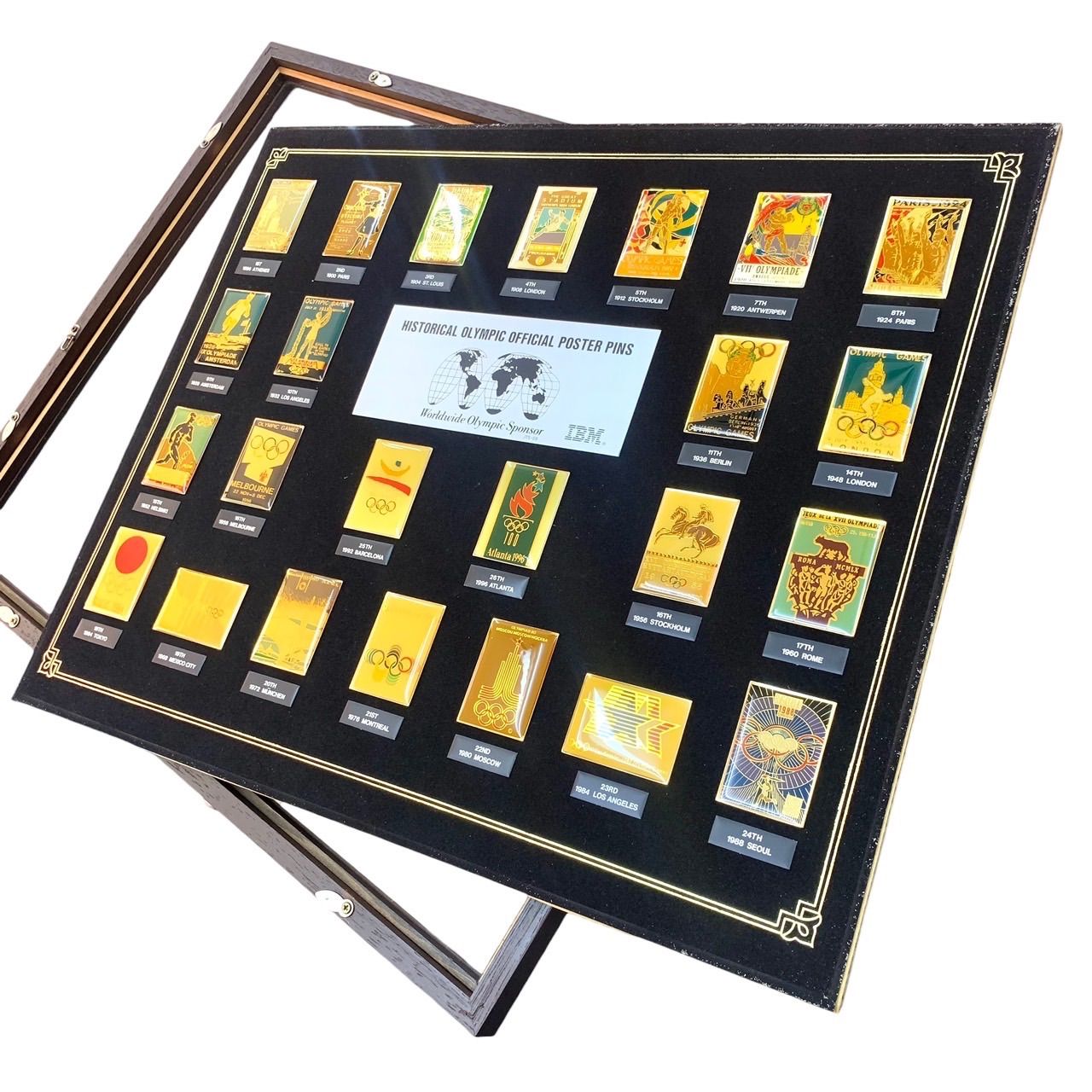 超レア希少品】 オリンピック開催国 ピンバッジ 1896アテネ〜1988ソウル