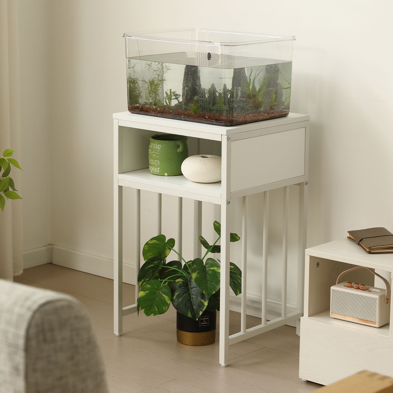 SALEx送料無料】水槽台 水槽スタンド 45cm*40cm 耐荷重100kg 収納棚