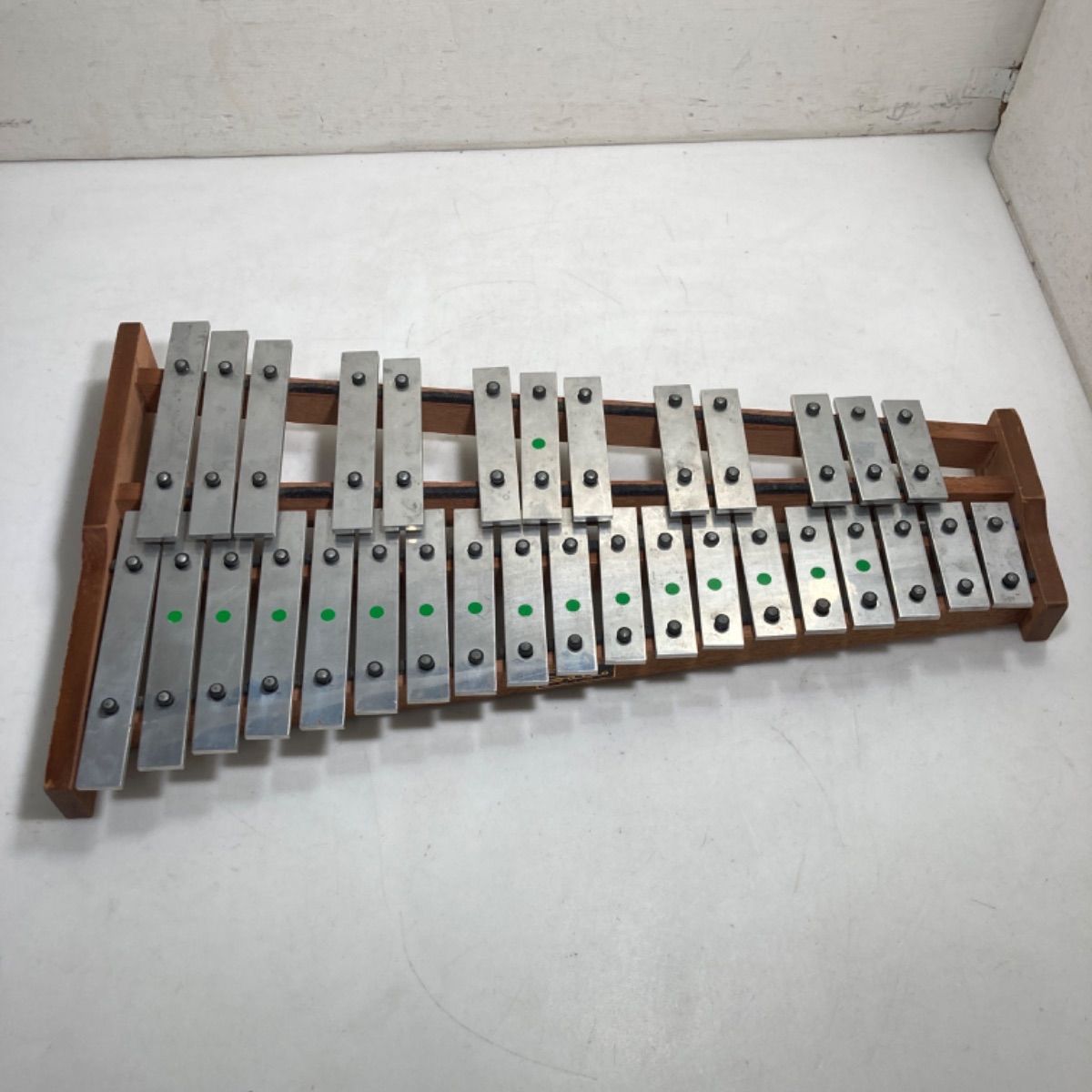 希少 SAITO グロッケン 鉄琴 32音 ハードケース一体型 マレット付き