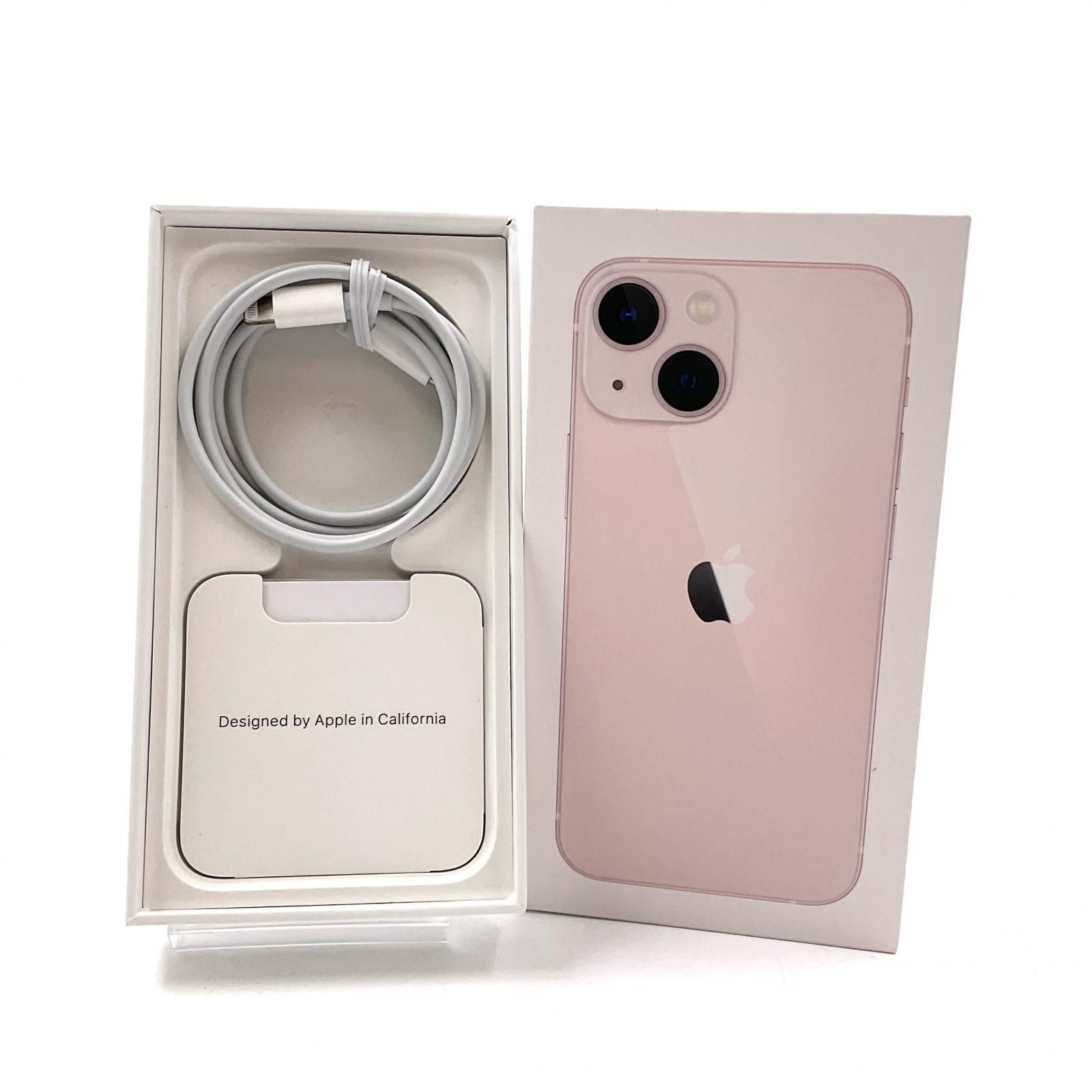 美品 箱付き】iPhone 13 128GB SIMフリー ピンク iPhone 13 mini