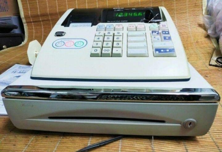 カシオレジスター TE-M80 中古品 人気機種感熱紙 送料無料 753753