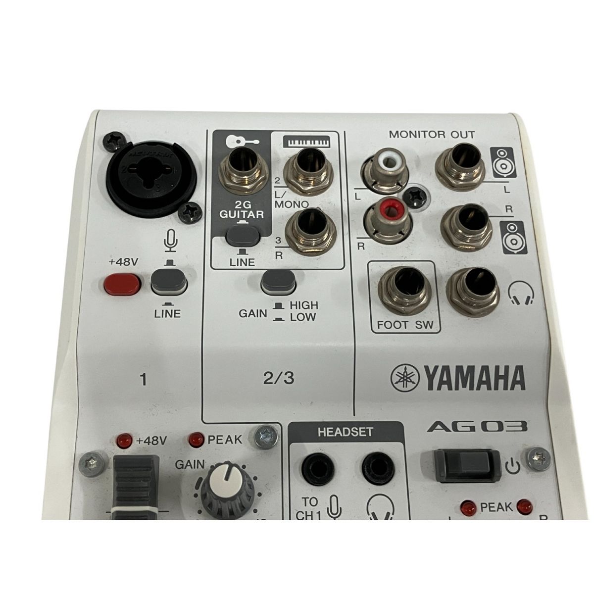 YAMAHA ヤマハ AG03 ミキシングコンソール ヤマハ | AG03 - ウェブ