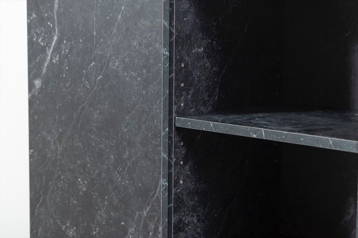 送料無料】【幅72cm】Ellis 大理石柄キャビネット ストーン柄 マーブル