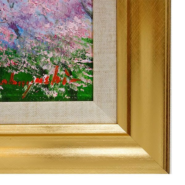 F4 油彩画 「セーヌ川」 マリオ・ガルシア F4号 パリの風景を描いた