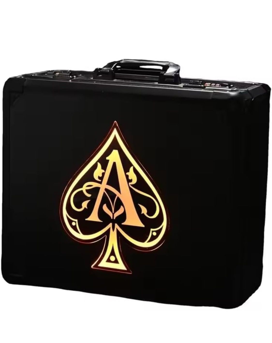 訳あり】アルマンド アタッシュケース シャンパン LED 3本収納可能