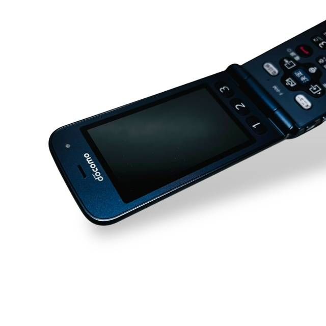 docomo ドコモ らくらくホン F-01M ネイビー 携帯電話 docomo らくらく