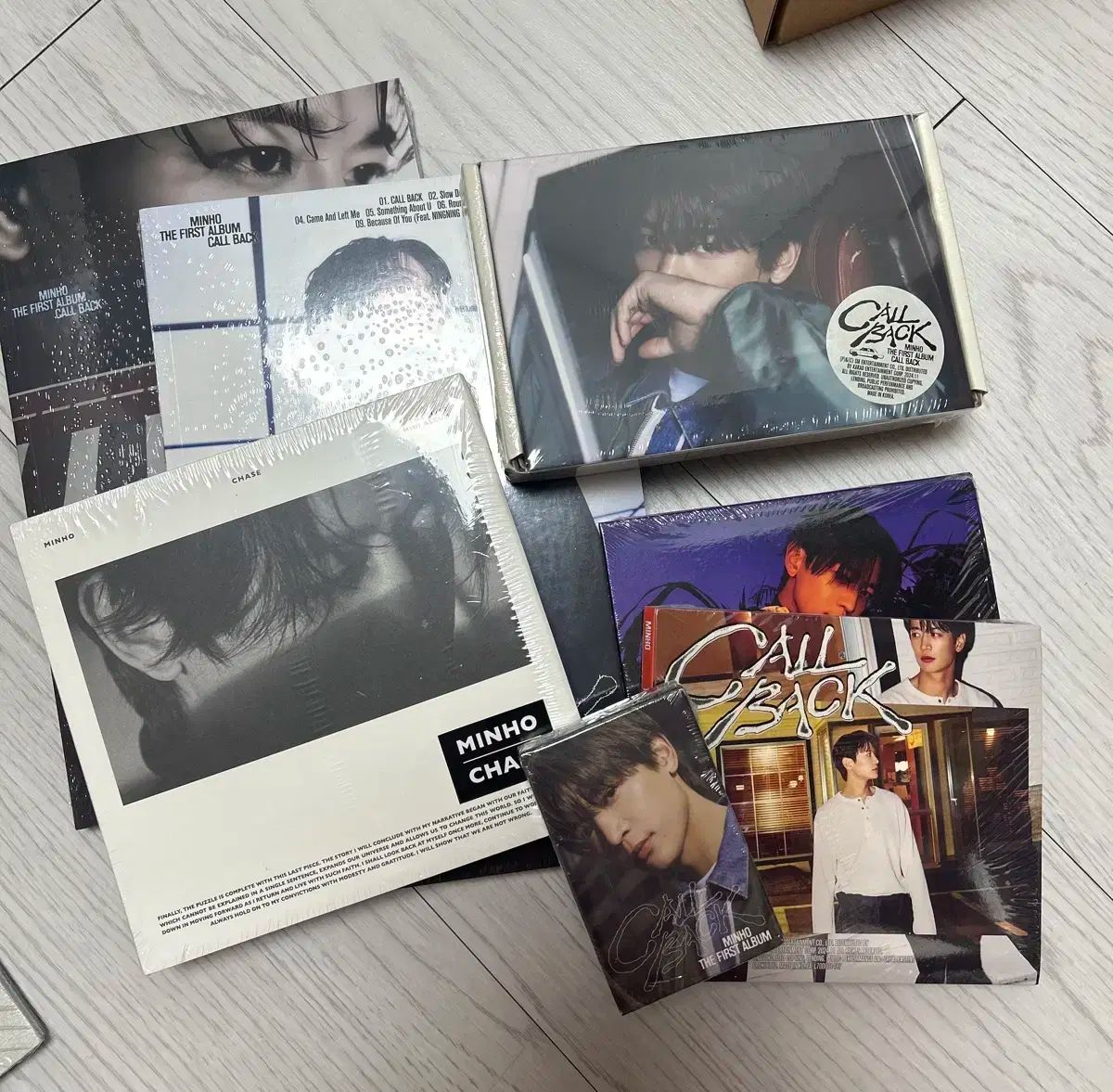 ミンホ chase コールバック セット hard アルバム ショップ 未開封