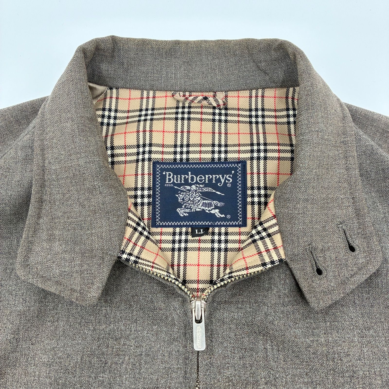 Burberrys バーバリーズ ヴィンテージ ジップ ウールブルゾン
