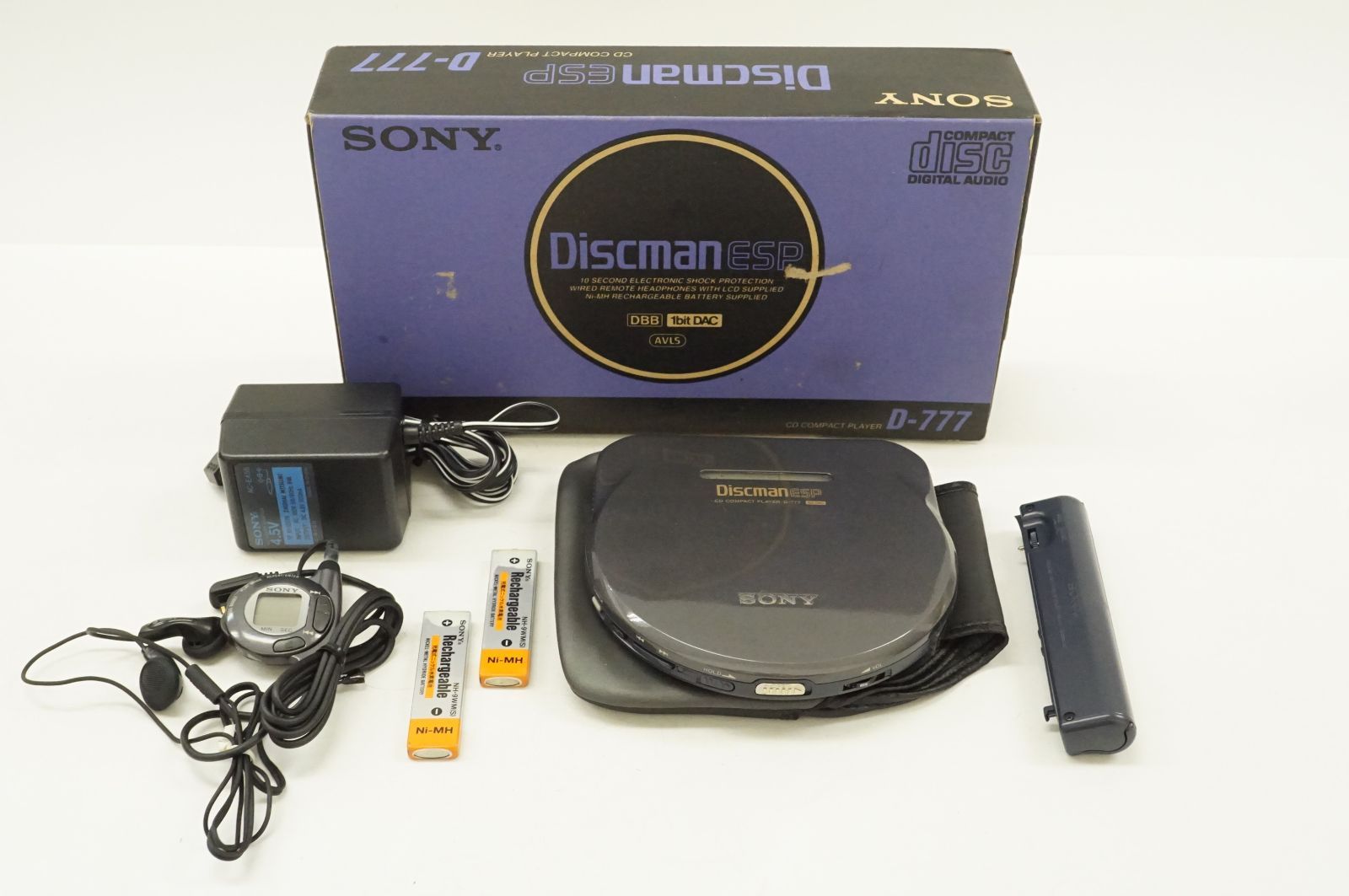 C301538)SONY DisCman ESP D-777ポータブルCDプレーヤー sony Discman ESP