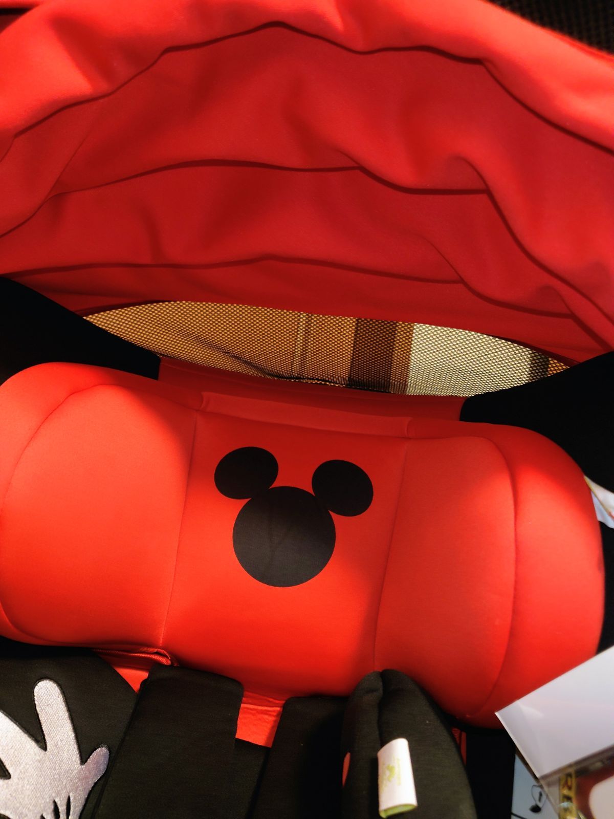 極美品 ターンシート ミッキーマウス チャイルドシート ISOFIX 西松屋