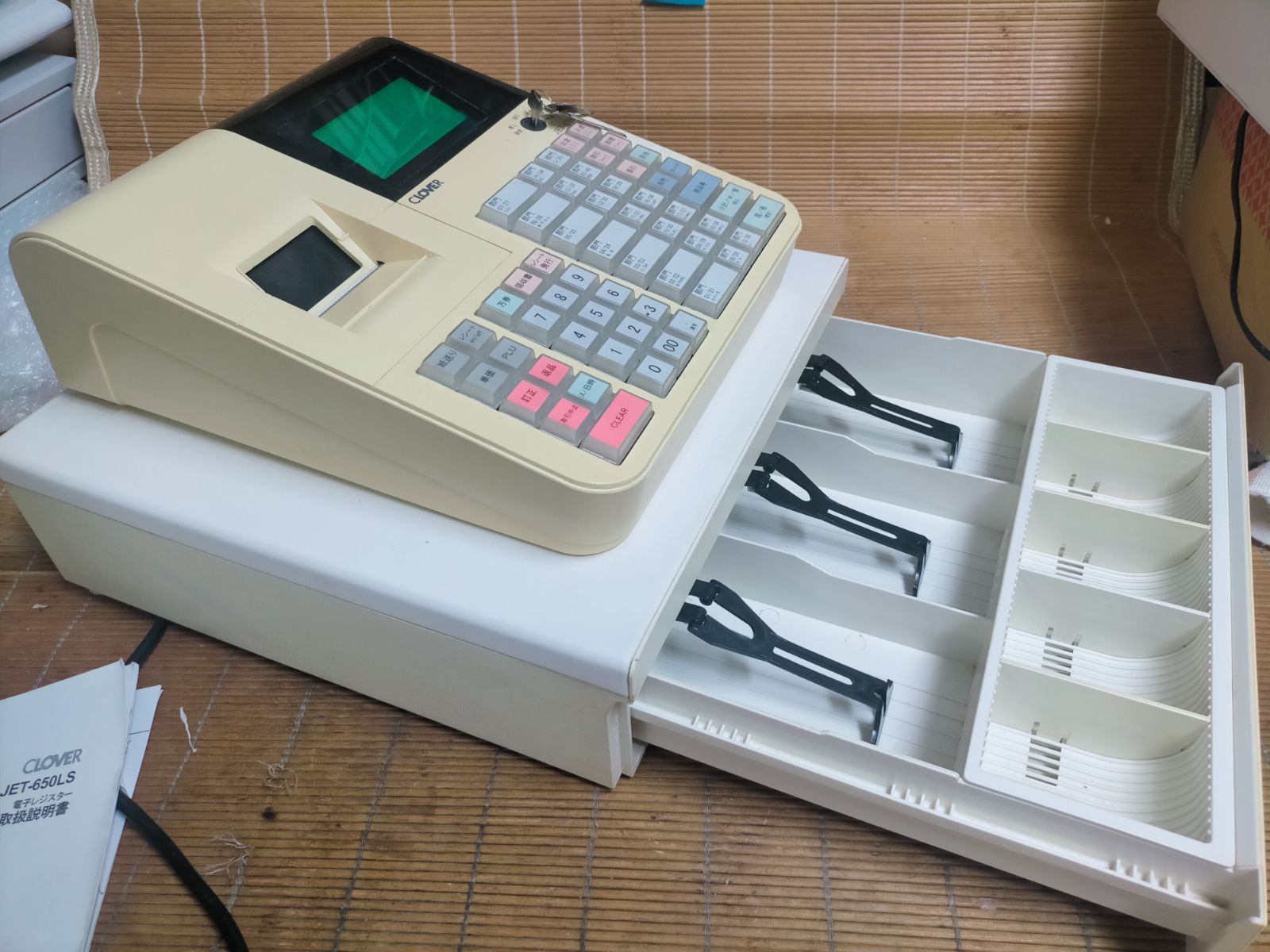 クローバーレジスター JET-650LS フル設定無料PC連携 161111