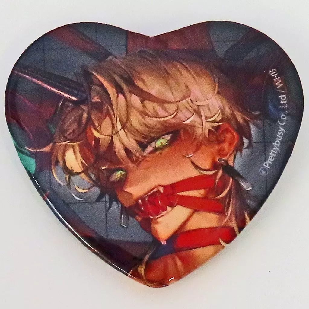 d*9様 WHB 地獄のどこが悪い オンライン くじ ハート缶バッジ