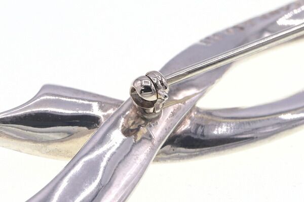 ティファニー ブローチ リボン SV アクセサリー ファッション