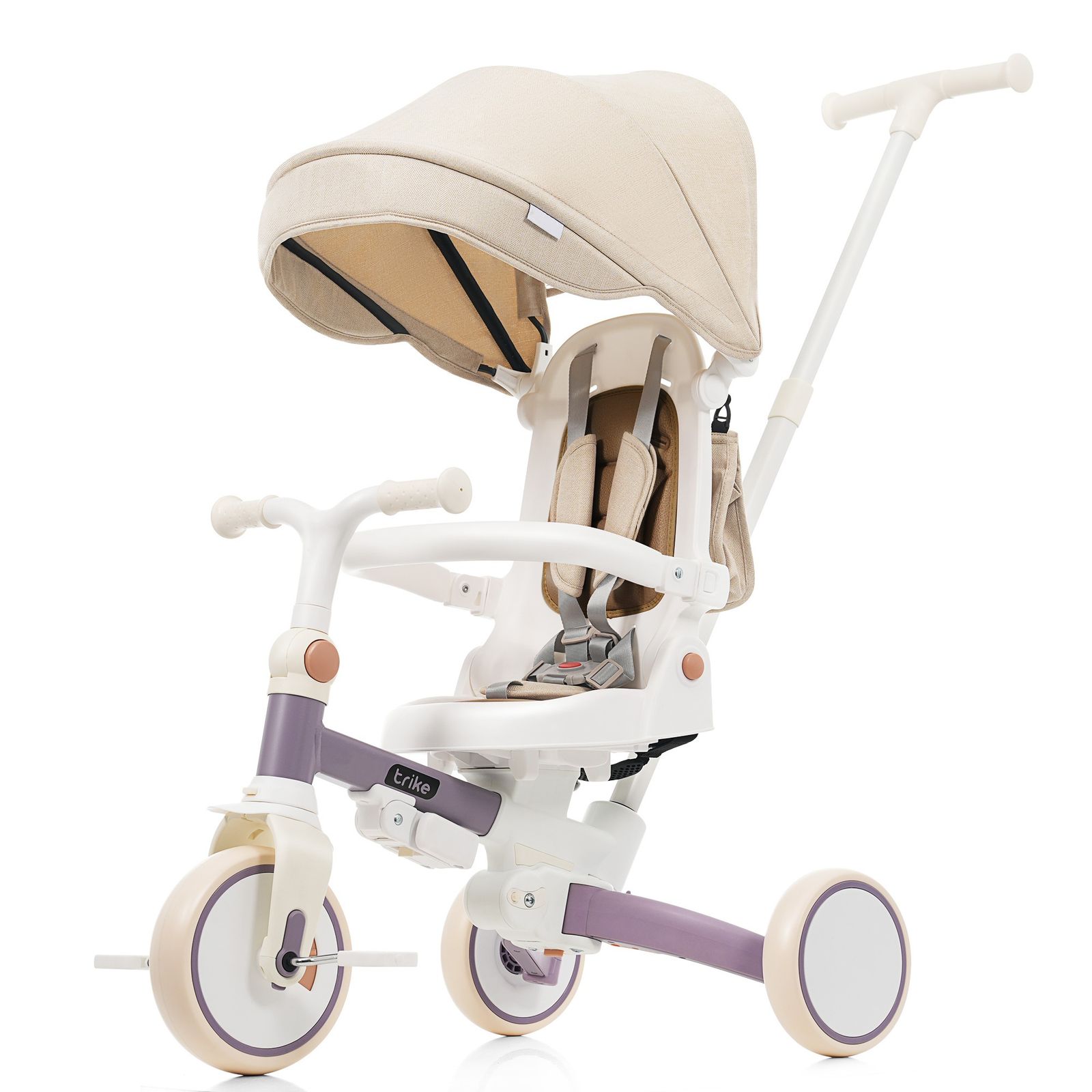 三輪車 子供用三輪車 折りたたみ 手押し かじとり 7in1 7WAY 1歳 2歳 3