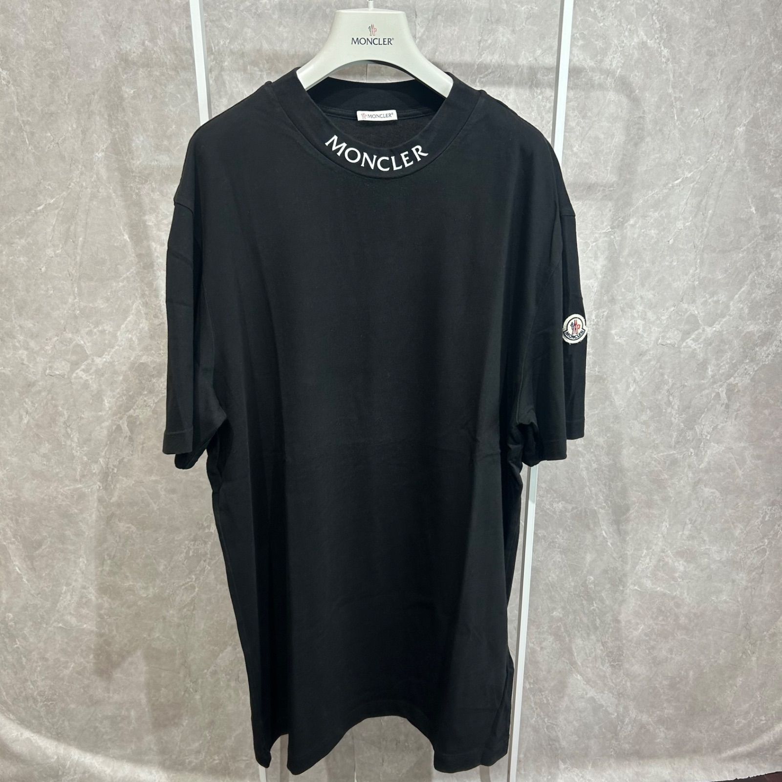 MONCLER モンクレール 半袖 Tシャツ 小売 ブラック黒XL MONCLER