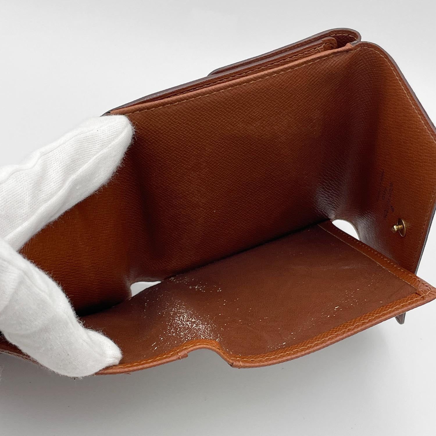 ルイヴィトン LOUIS VUITTON モノグラム Wホック財布 二つ折り ルイ