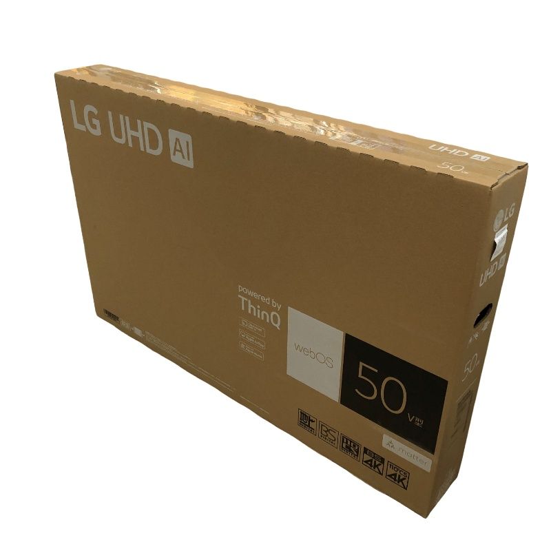 新品未開封】LG UHD AI 50VZ テレビ 50UT801C0JB 未使用品LG UHD AI