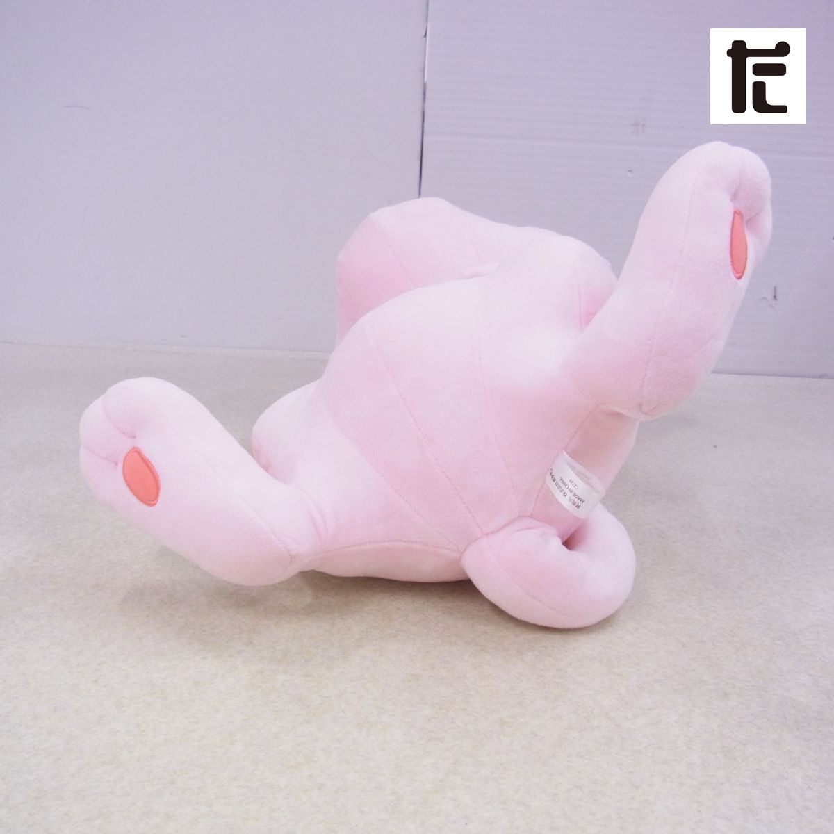 ポケモン 等身大 サンダース 寝そべり ぬいぐるみ 開封済み 紙タグ付き