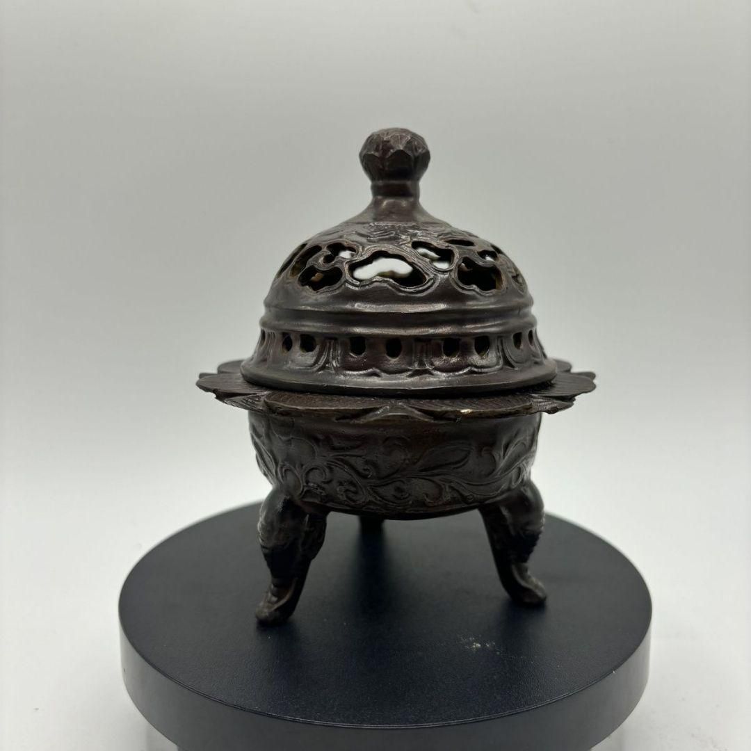 銅器 香炉 吉祥八宝香炉 線香薫炉茶道香道具 装飾品 工芸品