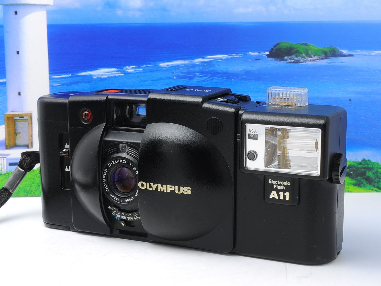 動作、フラッシュOK！OLYMPUS XA2 A11 フィルムカメラ #3829 動作