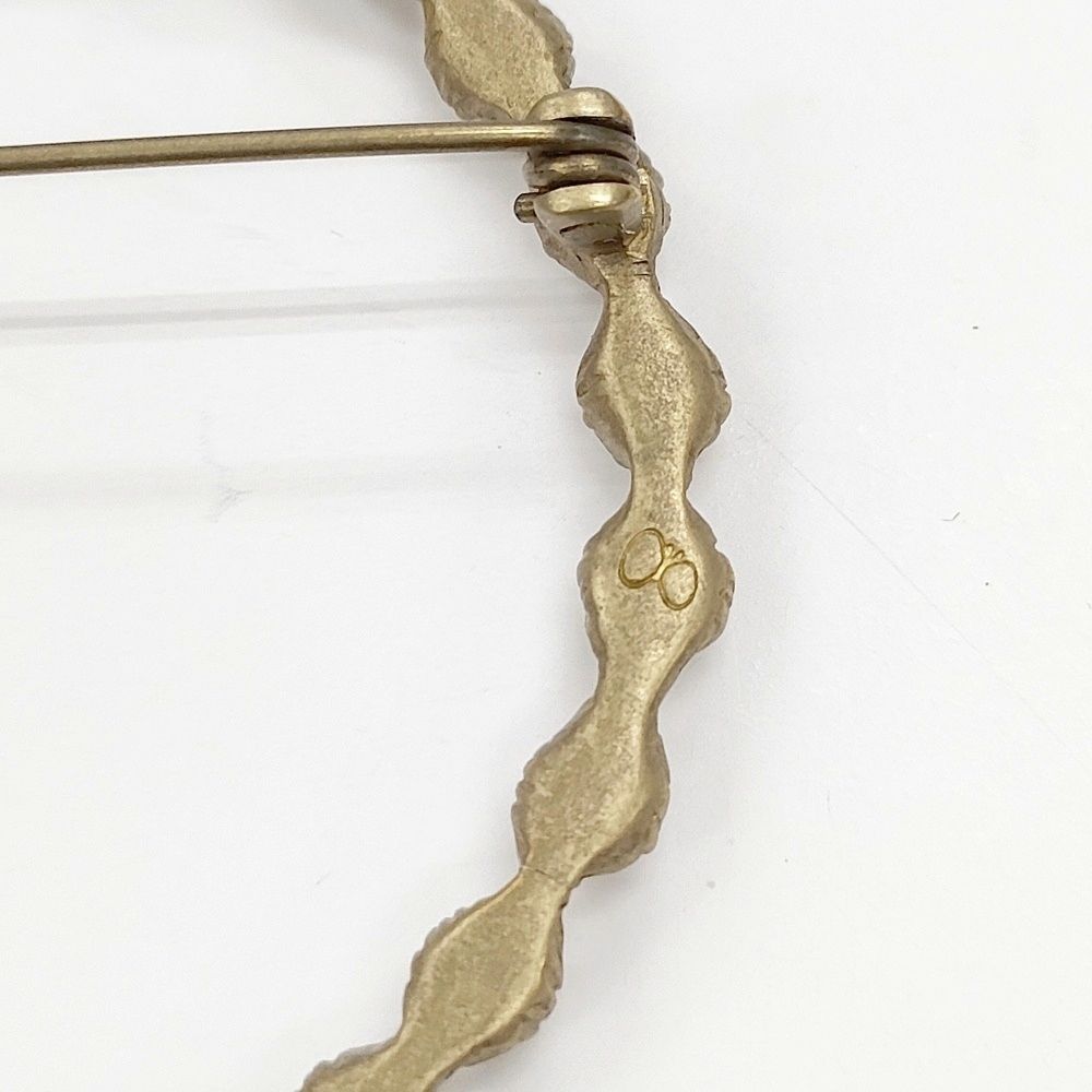 新品未使用 ミナペルホネン tambourine ブローチ アンティークゴールド