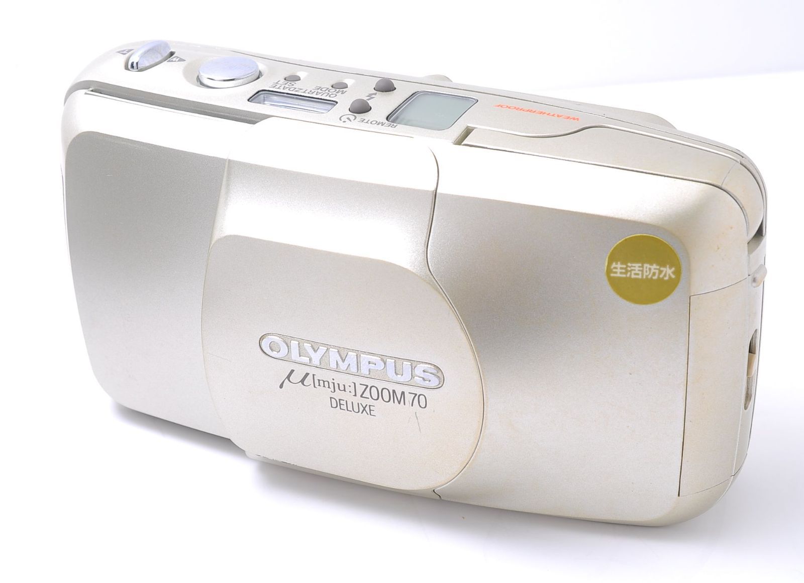良品・動作品】OLYMPUS μ[mju:] ZOOM 70 DELUXE 生活防水 ミュー
