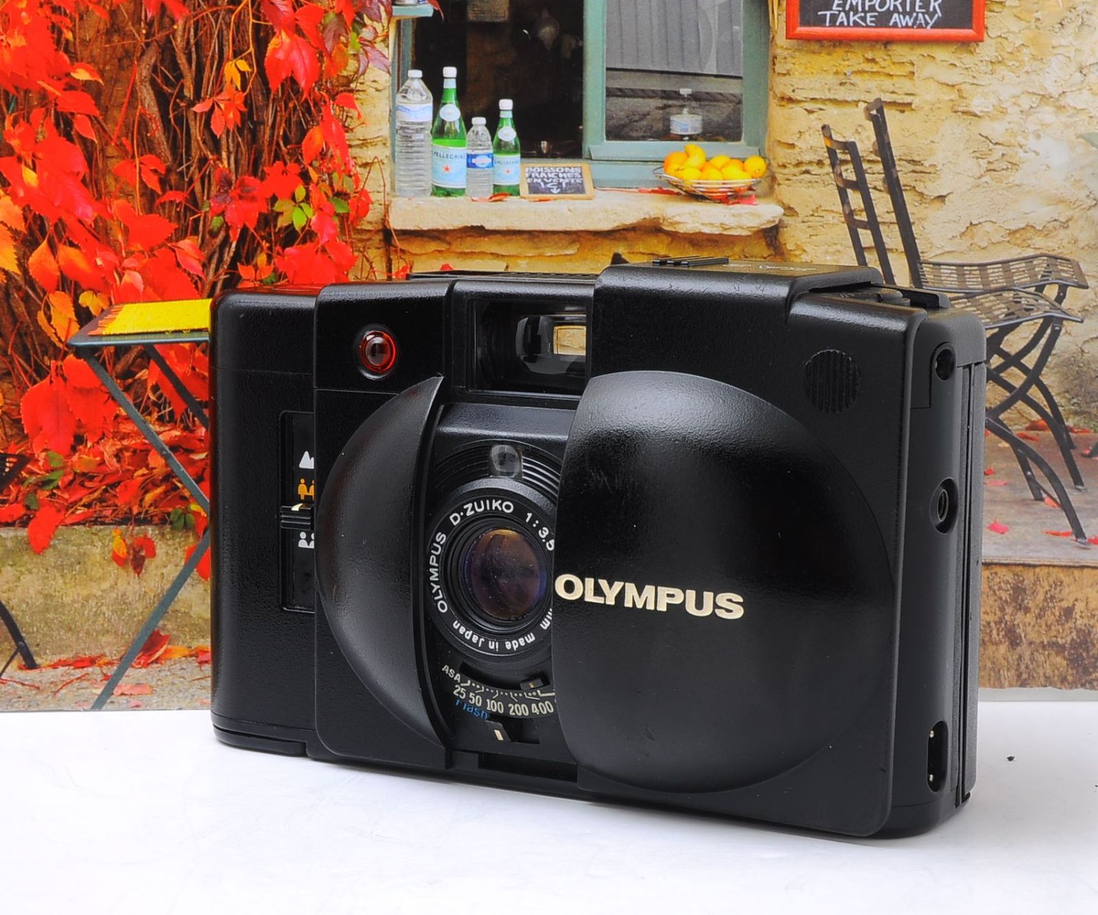 動作確認済】 OLYMPUS XA2 コンパクトフィルムカメラ 新品電池 動作