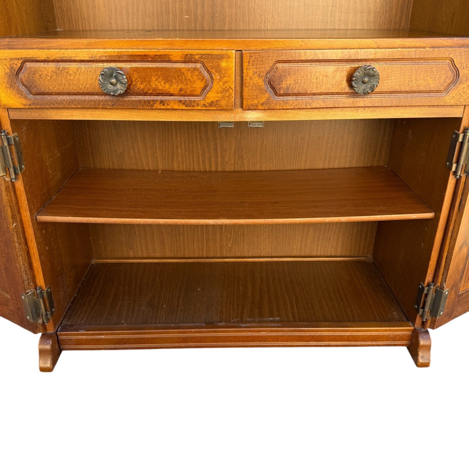 美品 カリモク Karimoku 電話台 FAX台 花台 キャビネット レンジ台 美