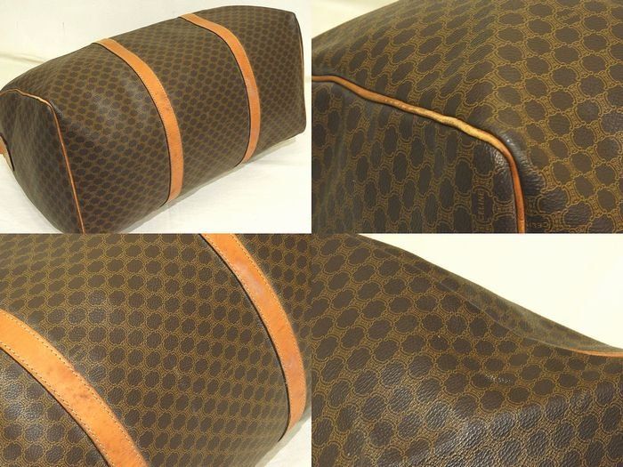 CELINE ファッション セリーヌ マカダム柄 ボストンバッグ