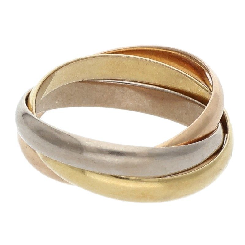 カルティエ/Cartier】 トリニティリング 9号 K18YG/WG/PG Cartier
