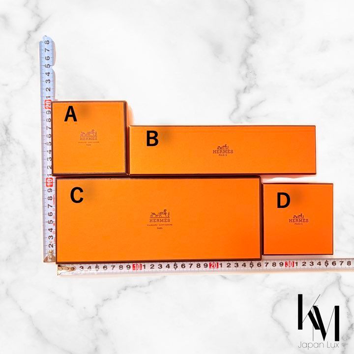 ⑳ 美品 HERMES エルメス オレンジ 空箱 化粧箱 9個セット HERMES