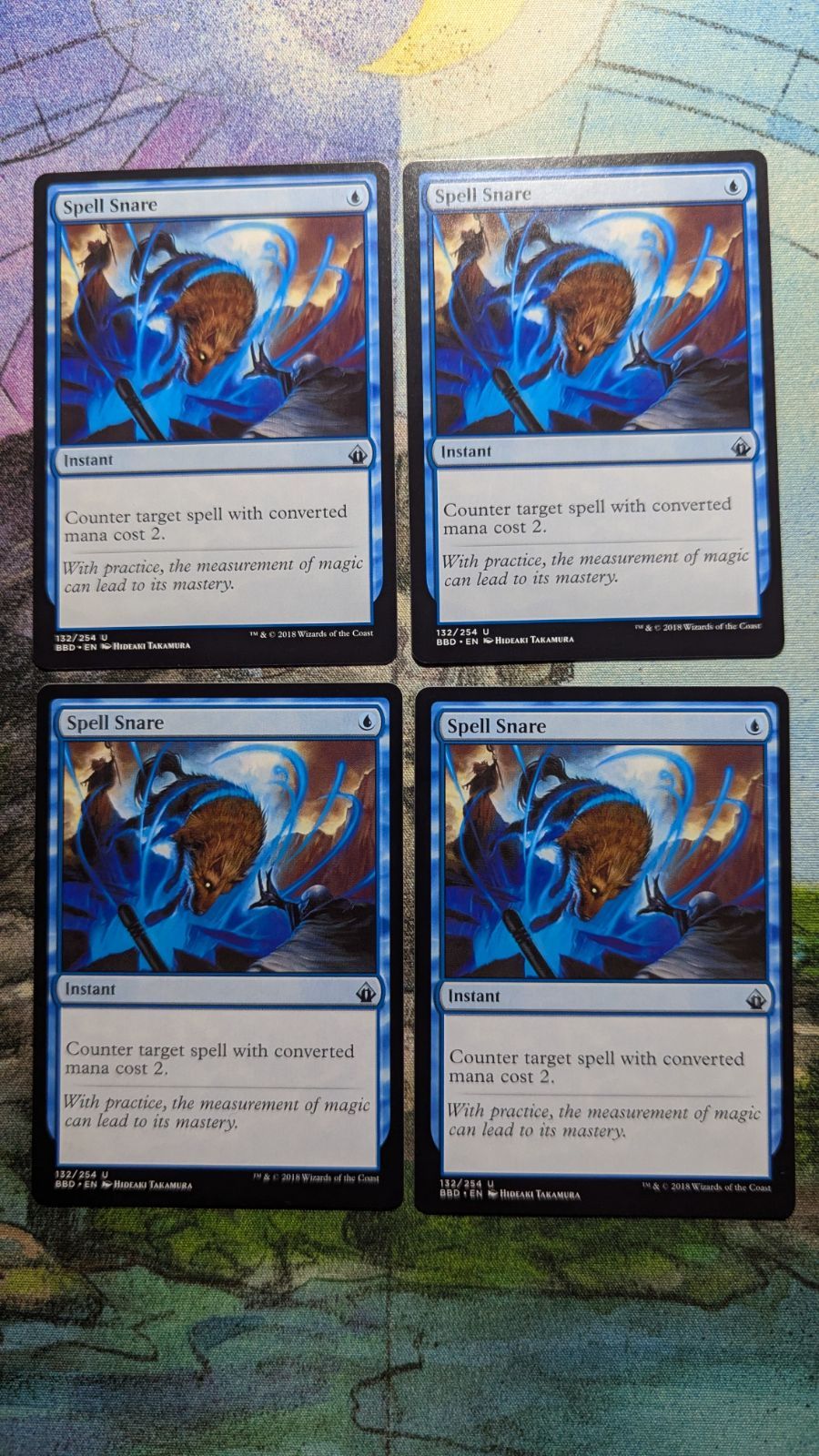 MTG 呪文嵌め FOIL 英語 2枚セット MTG 呪文嵌め FOIL 英語 2枚セット