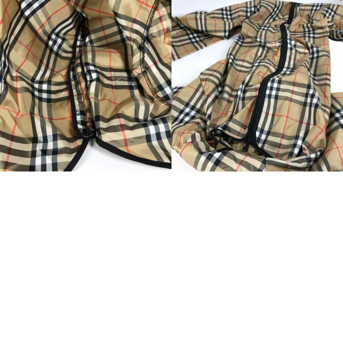 BURBERRY バーバリー 雑貨 チェック 犬用コート ナイロン ベージュ