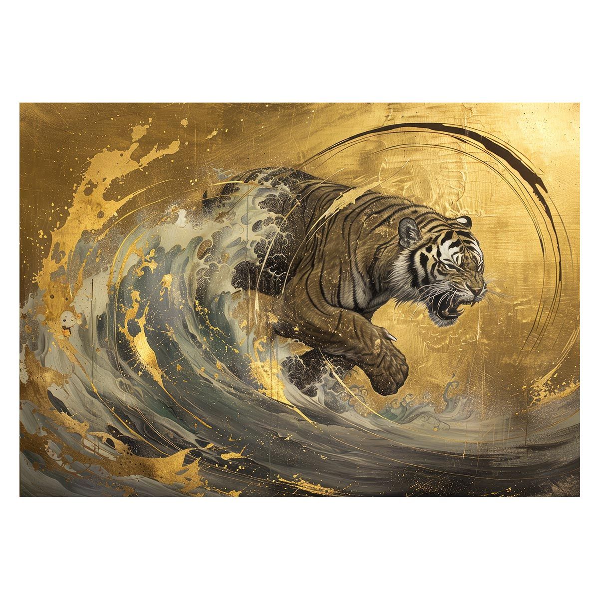 B1サイズ（約73x103cm）】【lh-poster-4008】虎 トラ タイガー 猛虎