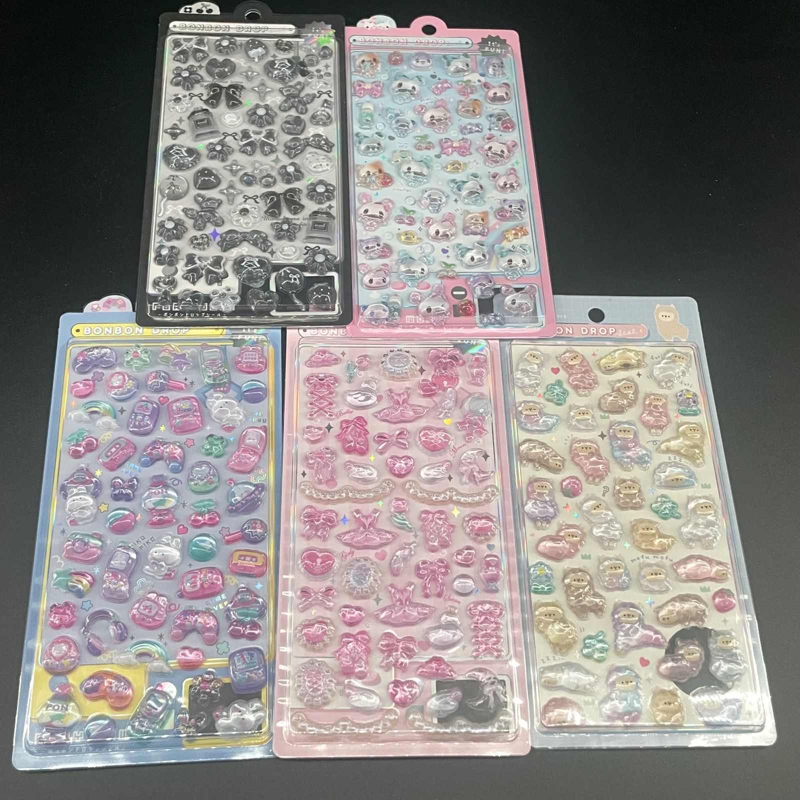 ボンボンドロップシール 5種 まとめ売り