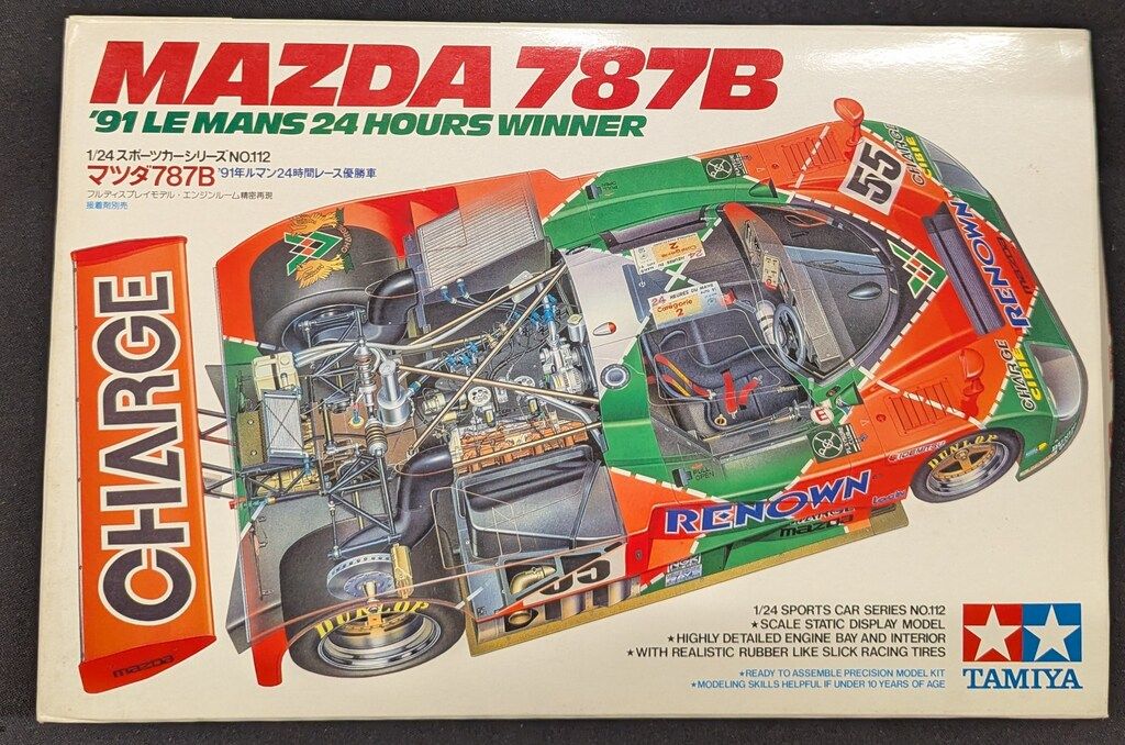 ファッション タミヤ 1/24スポーツカーシリーズNo.112 マツダ787B/'91
